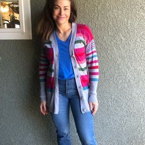 Striped Cardigan